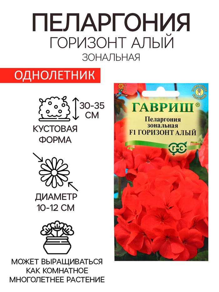 Семена Пеларгония