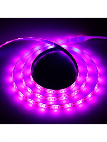 Фитолента для растений Luazon Lighting, светодиодная, 10.3 Вт, 2 м, IP20, 5 В, 60 LED/м, диммер, USB, SMD5050, мультиспектральная