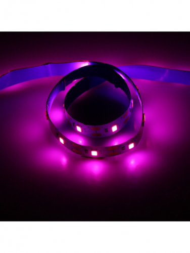 Фитолента для растений Luazon Lighting, светодиодная, 3.5 Вт, 0.5 м, IP20, 5 В, 60 LED/м, USB, SMD5050, мультиспектральная