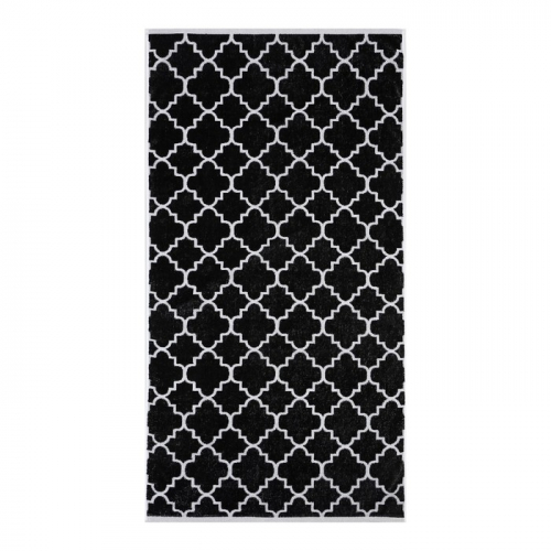 Полотенце махровое Этель Ornament, 70×130 см, 100% хлопок, 420 г/м², чёрно-белое