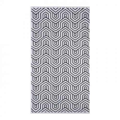 Полотенце махровое Этель Ornament, 70×130 см, 100% хлопок, 420 г/м², чёрно-белое
