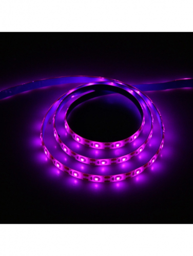 Фитолента для растений Luazon Lighting, светодиодная, 6.2 Вт, 1 м, IP65, 5 В, 60 LED/м, USB, SMD5050, мультиспектральная
