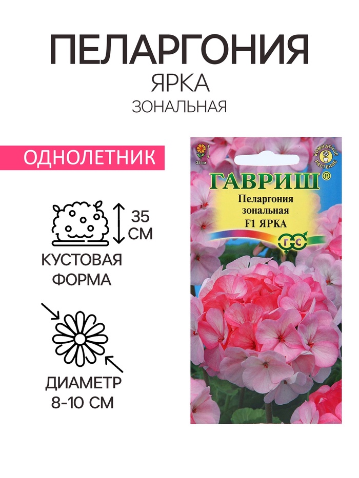 Семена цветов Пеларгония