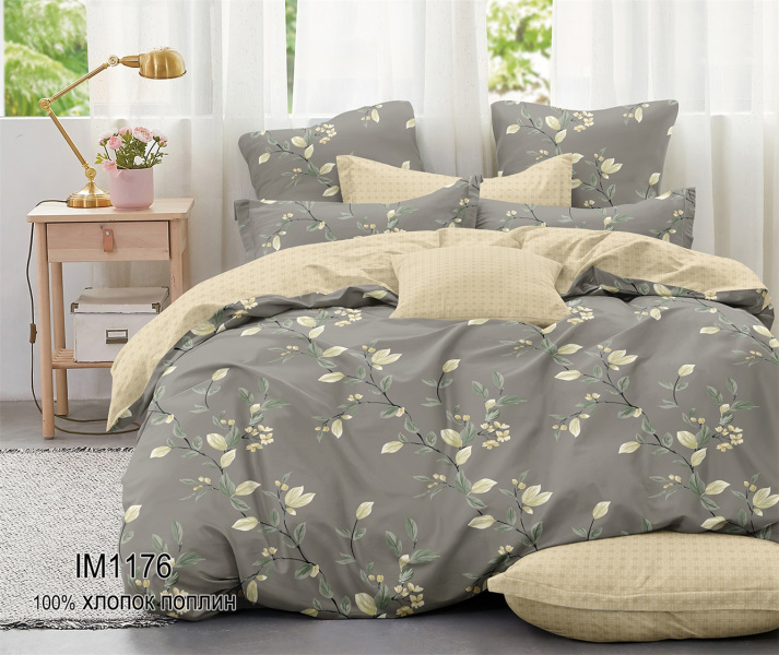 Постельное белье из Поплина с наволочками 50х70 ПН-28