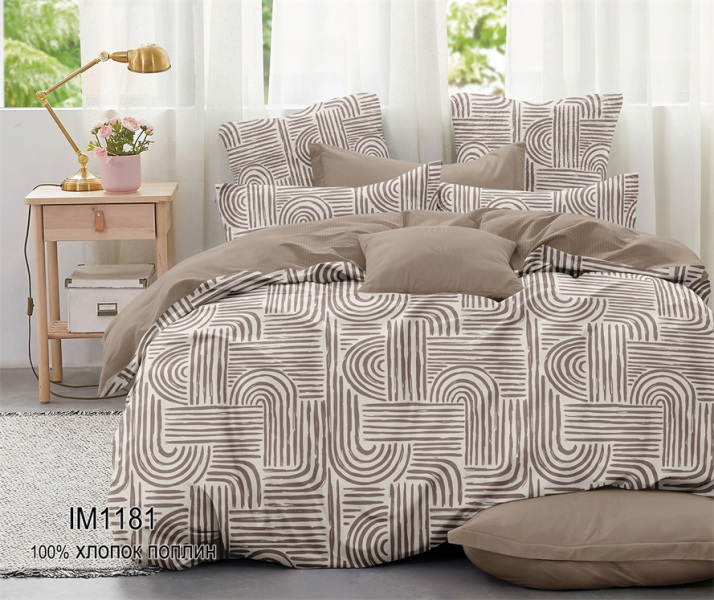 Постельное белье из Поплина с наволочками 50х70 ПН-53