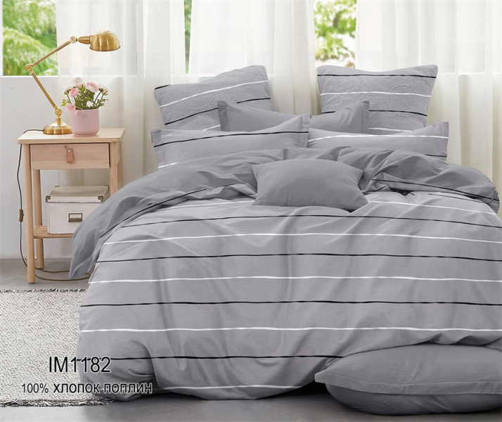 Постельное белье из Поплина с наволочками 50х70 ПН-124