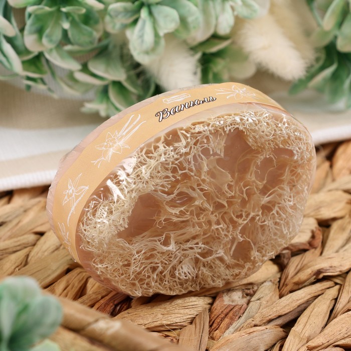 Мыло массажное с люффой
