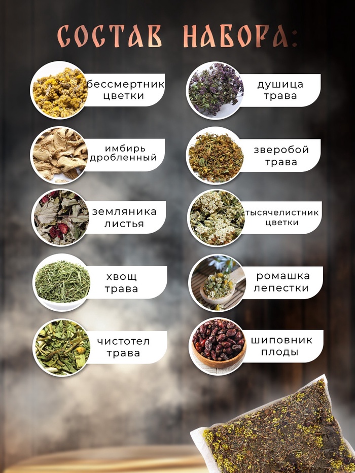 Травяная запарка для бани, сауны и кедровой бочки «Тибетская смесь для вывода токсинов», 1 кг