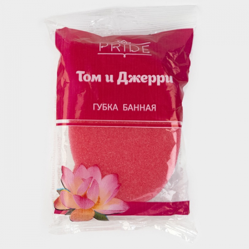 Губка для тела банная «Кот» 13,5×10×4 см, МИКС