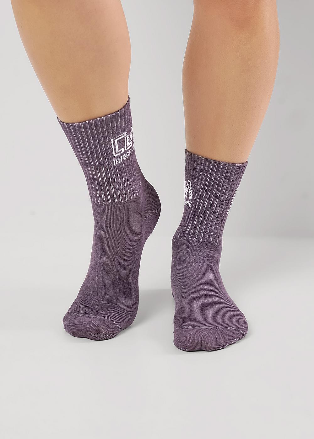 CLE Д5566 Носки женские Д5566 кофейный