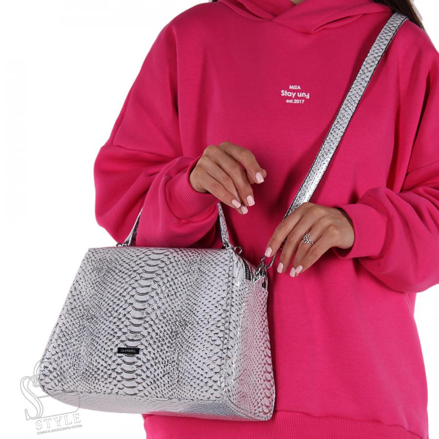 Сумка женская 575345-1 white Velina Fabbiano-Safenta/50 в Новосибирске