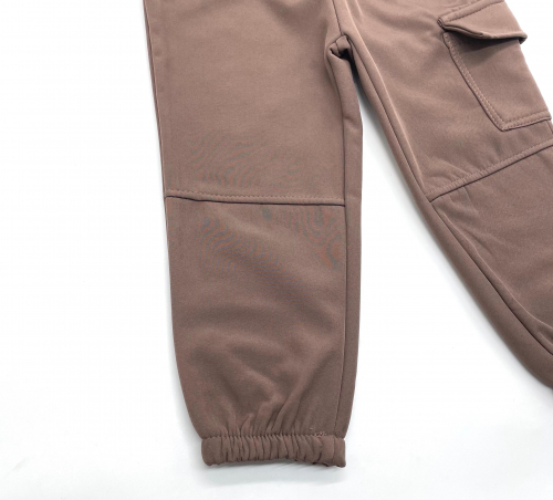 Детские брюки Softshell для девочки и мальчика TED 131 коричневый