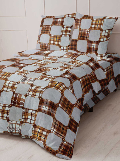 Пододеяльник 1,5сп (145*210) бязь Шуя Реноме 86441 (арт.61/114)