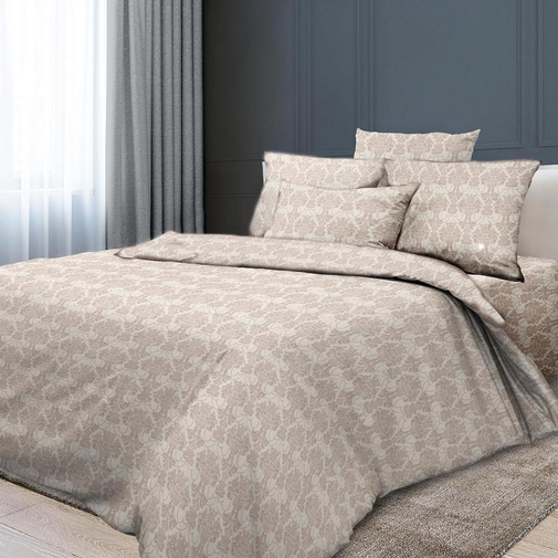 Пододеяльник евро (210*226) бязь Премиум Реноме 6812-2 Бельведер бискотти (арт.38/008)