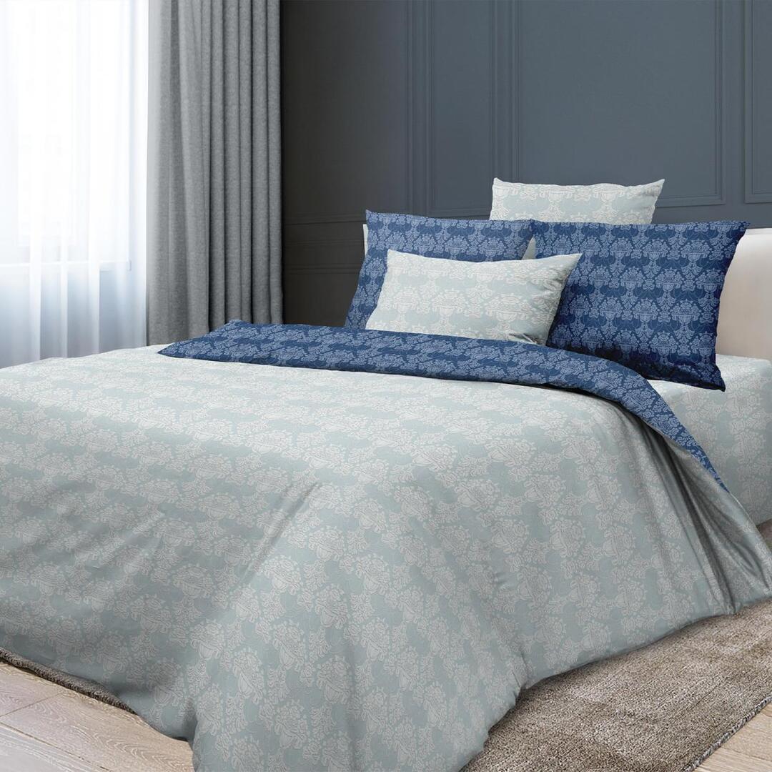 Пододеяльник 1,5сп (145*210) бязь Премиум Реноме 6812-4 Бельведер грифин (арт.38/006)