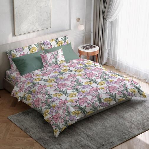 Простыня 2сп (180*220) бязь Премиум Реноме 72017-1 Нежность (арт.38/004)