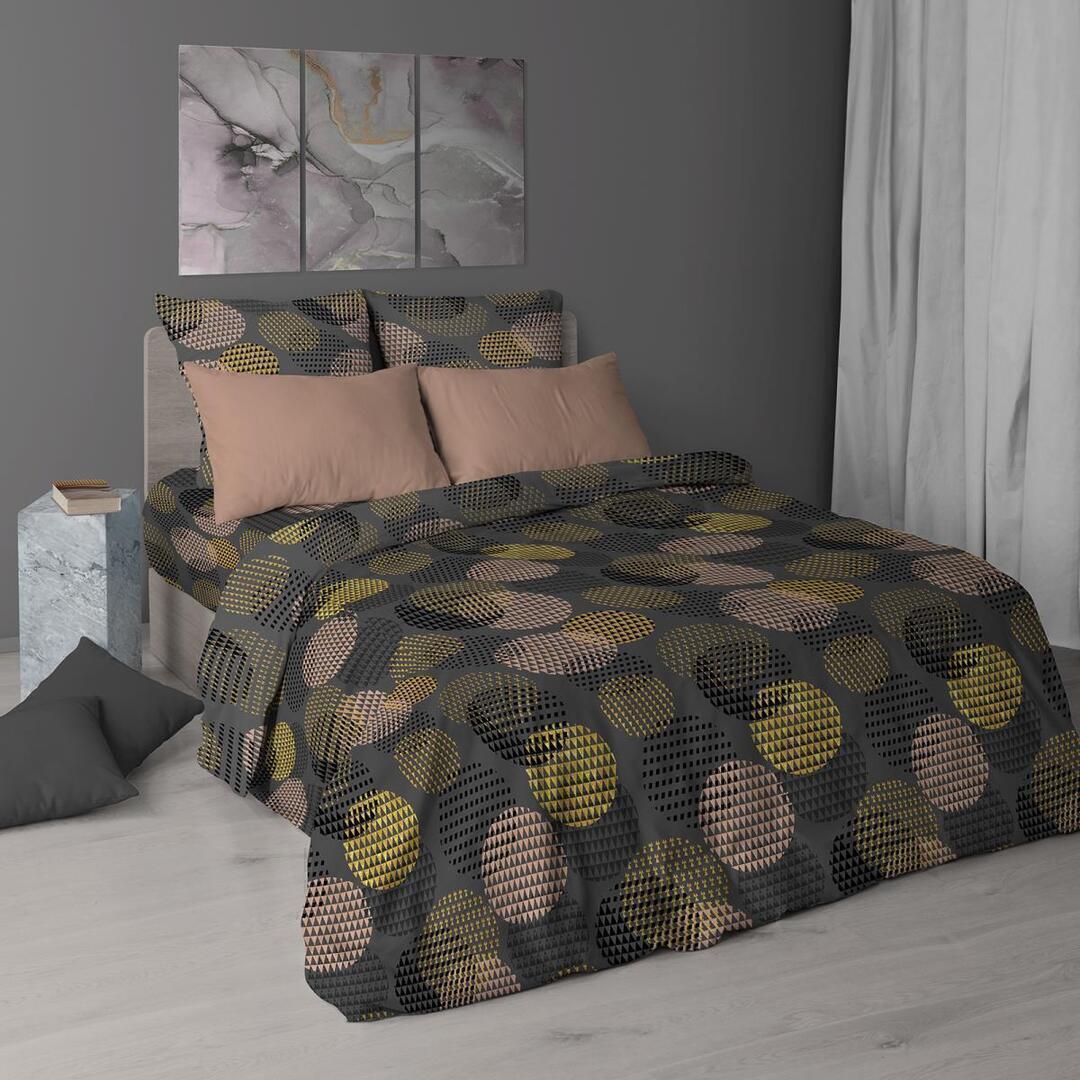 Простыня 1,5сп (150*210) бязь Премиум Реноме 7197-1 Глянец (арт.38/003)