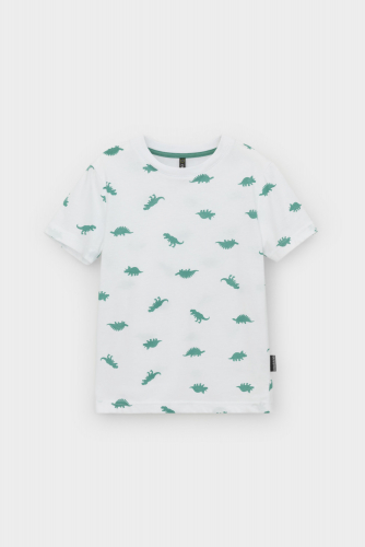 Crockid Фуфайка КР 302737 белый, дино к560 Crockid