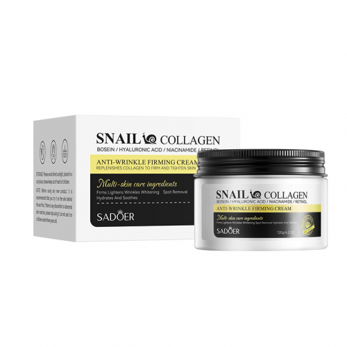 Антивозрастной крем для лица SADOER snail collagen bosein, hyaluronic acid, niacinamide,retinol 120гр