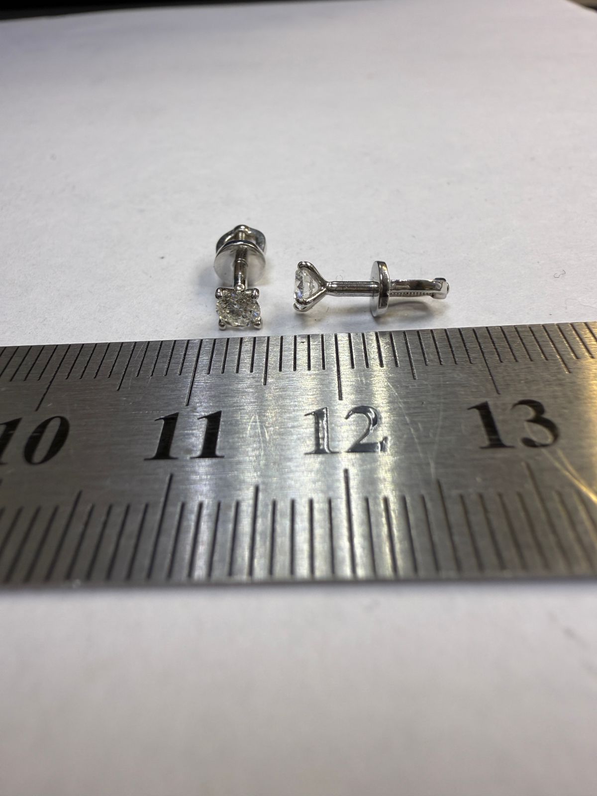 Серьги с природными брилл 3/3