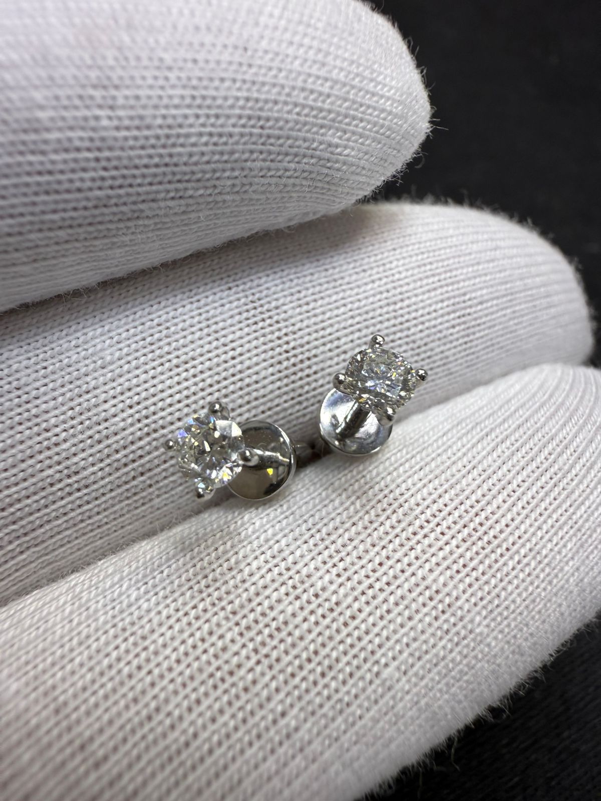 Серьги с природными брилл 3/3