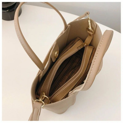 Женская кожаная сумка 002 YELLOW