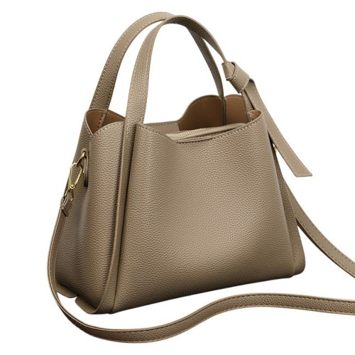 Женская кожаная сумка 8192 BEIGE