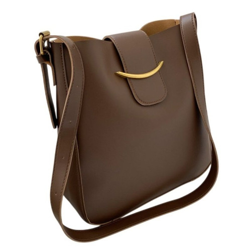 Женская кожаная сумка 3037 BROWN