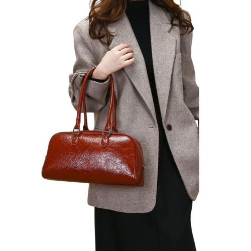 Женская кожаная сумка 5622 BROWN