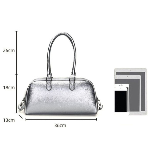 Женская кожаная сумка 5622 SILVER
