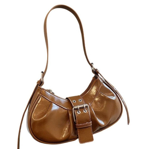 Женская кожаная сумка 59004 BROWN