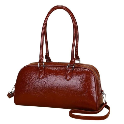 Женская кожаная сумка 5622 BROWN