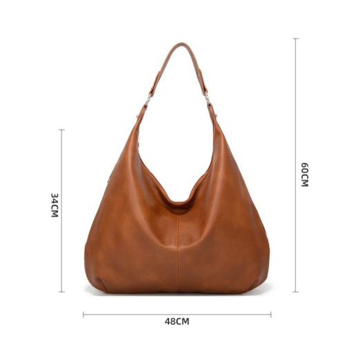 Женская кожаная сумка 9151 BROWN
