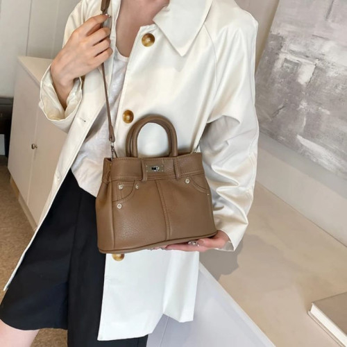 Женская кожаная сумка 2523 BEIGE