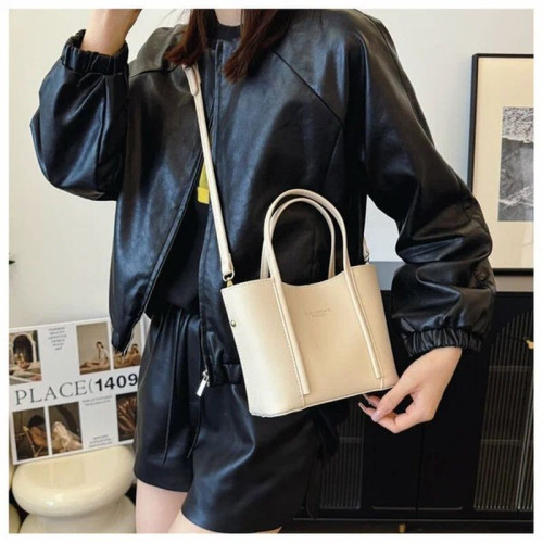Женская кожаная сумка 002 WHITE