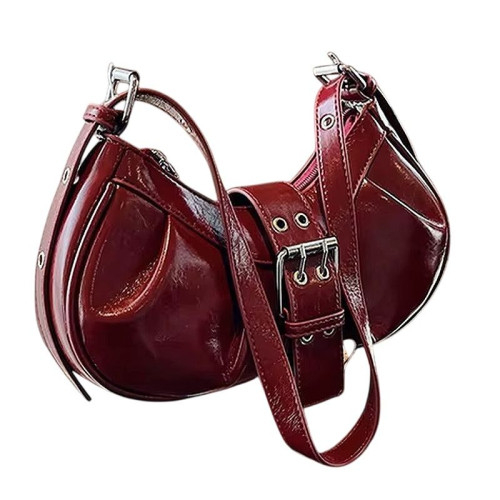 Женская кожаная сумка 59004 RED