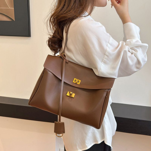 Женская кожаная сумка 2329 BROWN