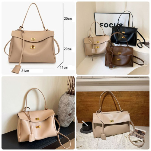 Женская кожаная сумка 2329 BEIGE