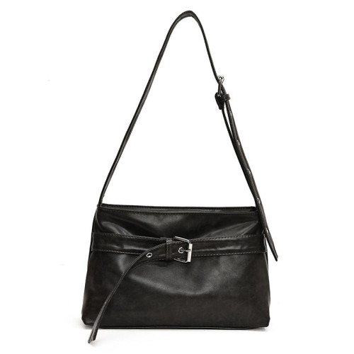 Женская кожаная сумка 6104 BLACK