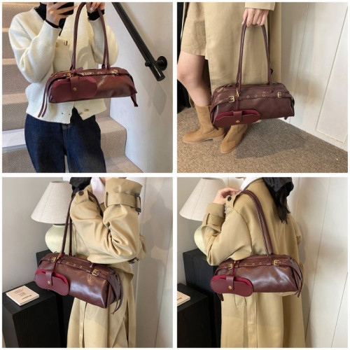 Женская кожаная сумка 1925 BORDO