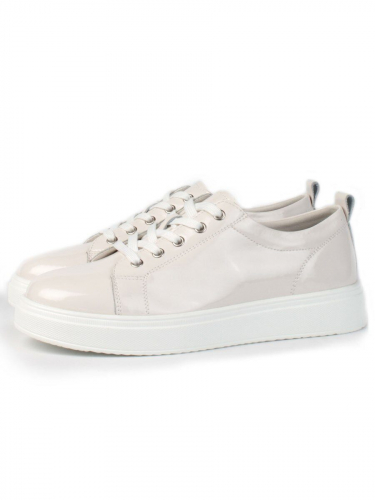 05-HY21-1D LT. BEIGE Кроссовки женские (натуральная кожа)