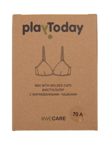 Ст.цена 500р. Бюстгальтер PLAYTODAY 22127253 Светло-серый