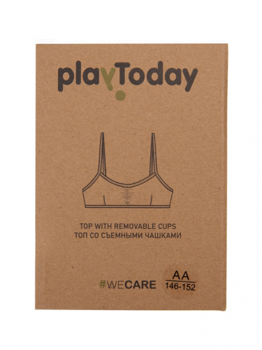 Ст.цена 460р. Топ PLAYTODAY 22127250 Светло-серый