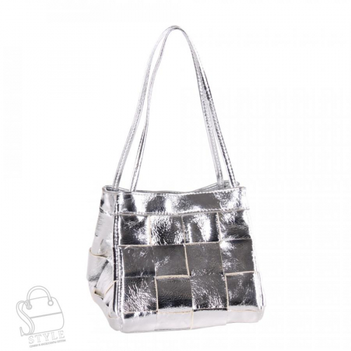 Сумка женская кожаная 9356-13VG silver Vitelli Grassi