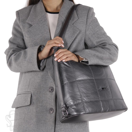 Сумка женская  69192 silver gray Velina Fabbiano-Safena в Новосибирске