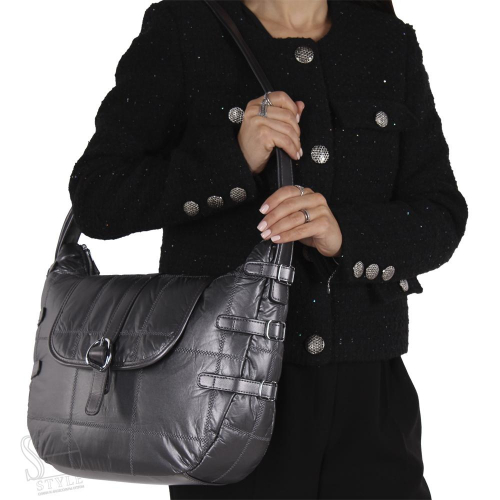 Сумка женская  58144 silver gray Velina Fabbiano-Safenta/30