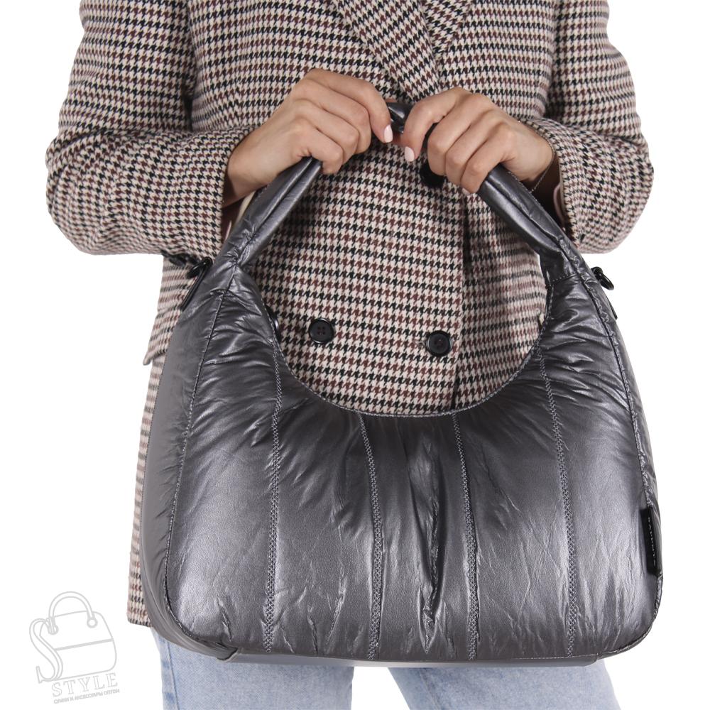 Сумка женская 593461 silver Velina Fabbiano-Safena