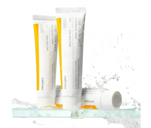 НОВИНКА! CELIMAX PORE+DARK SPOT BRIGHTENING CREAM Крем для выравнивания тона и рельефа кожи 35 мл