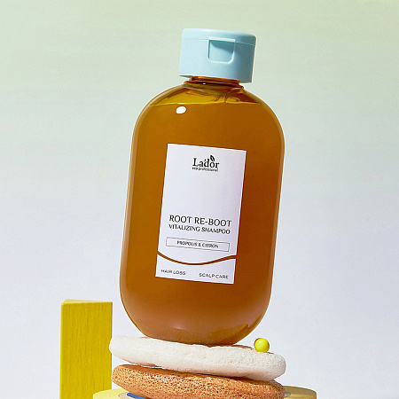 Lador Шампунь для сухой кожи головы с прополисом / Root Re-Boot Purifying Shampoo Propolis & Citron, 300 мл