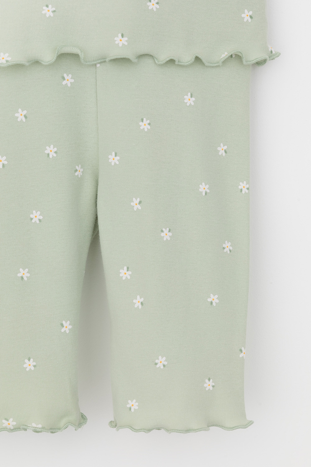 Crockid Пижама К 1632-1 морская пена, поле с ромашками Crockid